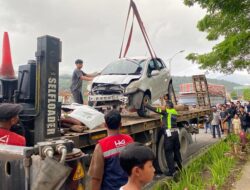 Kecelakaan di Silaiang Bawah Padang Panjang, 3 Orang Luka-luka