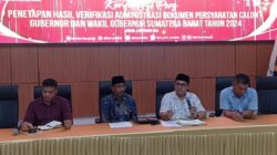 Dua Bapaslon Gubernur Penuhi Syarat Administrasi, tapi Ada Perbaikan