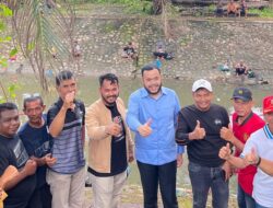 Fadly Amran Hadiri Tradisi Bukak Ikan Larangan di Sungai Jirak Pampangan