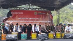 Diikuti 3 Paslon, KPU Padang Panjang Gelar Deklarasi Kampanye Damai