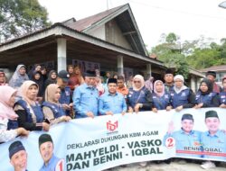 Mahyeldi-Vasko Raih Dukungan Penuh dari KBM Agam