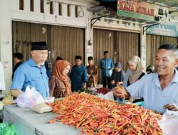 Pedagang Pasar Pariaman Serukan Kelanjutan Pembangunan di Pilgub 2024