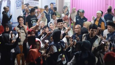 Ramadhani Kirana di bersama para pendukung (ist)