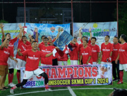 Tim Minisoccer Semen Padang Juara 1 Breezon Minisoccer SKMA I Cup Padang