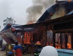 Tiga Rumah di Banuaran Terbakar, Kerugian Ratusan Juta Rupiah