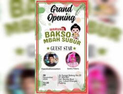 Bakso Mbah Subur Grand Opening di Banda Buek Padang