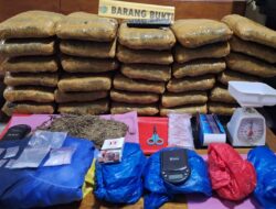 Polres Pasbar Amankan 30 Kg Ganja dan Sabu