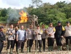 Kapolda Pimpin Pemberantasan Tambang Ilegal di Solok Selatan