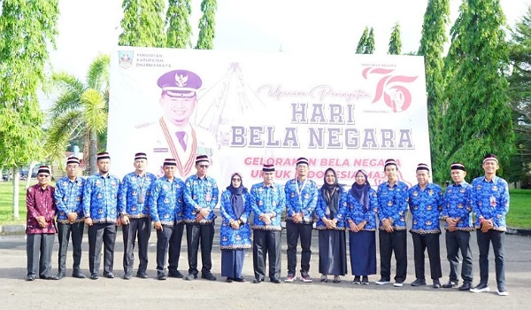 Para ASN Foto bersama usai Upacara Hari Bela Negara ke 76.(ist)