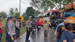 Kecelakaan Maut di Gunung Talang, Bus Gumarang Jaya dan Truk Fuso Bertabrakan